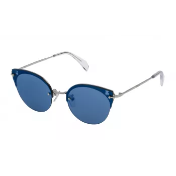 Okulary przeciwsłoneczne TOUS Woman STOA09-56579B Havana Acetate Square Brown Gradient 56mm