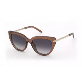 Okulary przeciwsłoneczne damskie TOUS Cat Eye STOD13-530893 Havana Brown Gradient 53mm