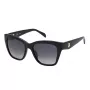 Okulary przeciwsłoneczne damskie TOUS STOB40-540700 - Oprawka acetatowa, soczewki poliwęglanowe, ochrona UV400, szerokość soczewki 54 mm, czarny/szary