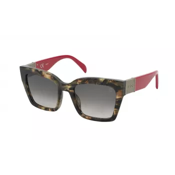Okulary przeciwsłoneczne damskie TOUS STOB47-530XAP Havana Acetate Brown Gradient 53mm