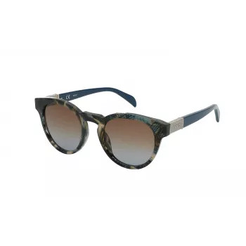 Okulary przeciwsłoneczne TOUS damskie STOB48-500Q66 Havana prostokątne 50 mm