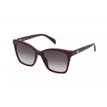 Okulary przeciwsłoneczne TOUS dla kobiet STOB505509FH Havana Oprawka acetatowa Brązowe soczewki gradientowe 55/18/140 mm