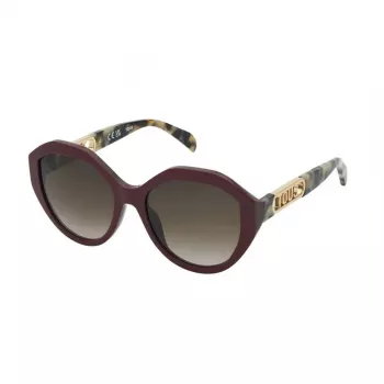 Okulary przeciwsłoneczne TOUS damskie STOB90-5508LA Havana Acetate Cat Eye 55mm