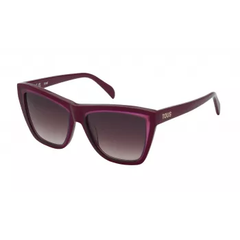 Okulary przeciwsłoneczne TOUS Damskie STOC25V5408LA Havana Akrylan Motyl Kocie Oko 54mm
