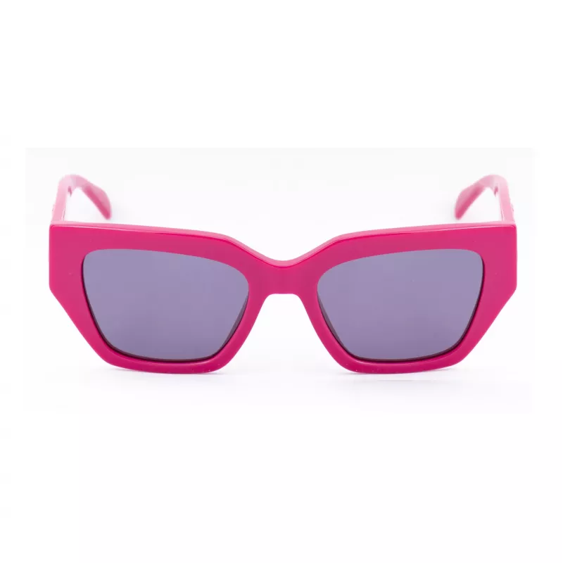 TOUS Women Sunglasses STOC24-5309M3 Black Acetate Square Gradient Grey Lens 53mm