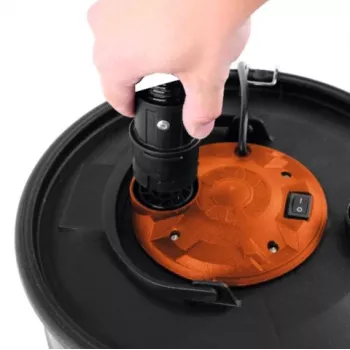 TOYA 72928 odkurzacz do popiołu 1200 W 20 l stal nierdzewna