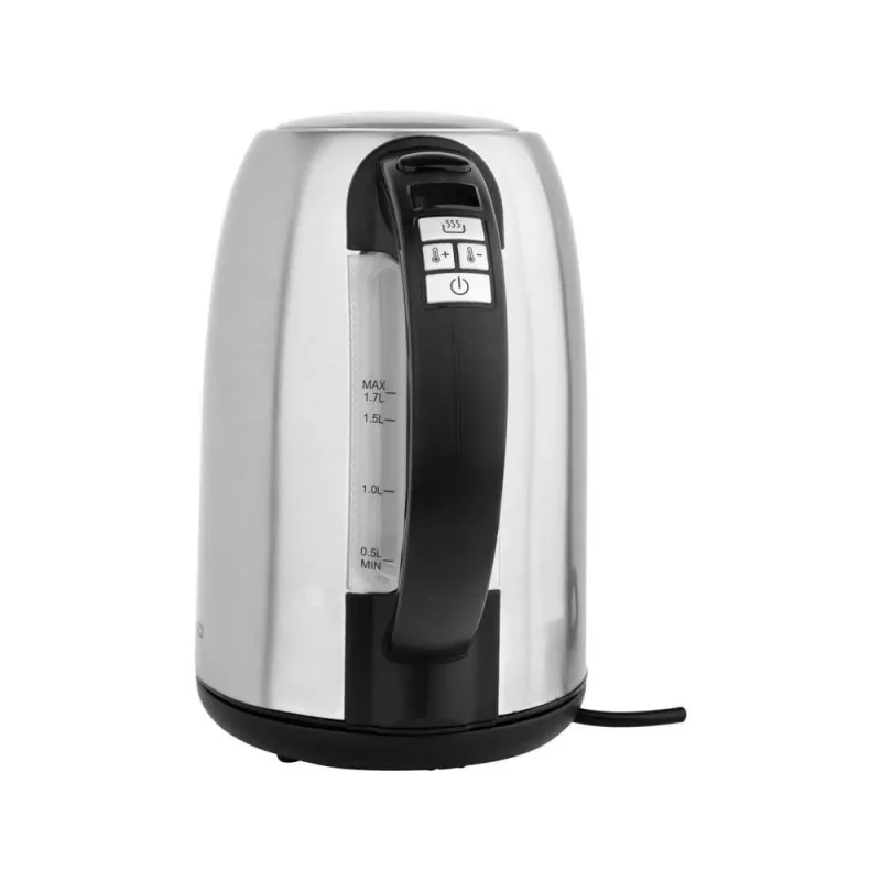 TOYA LUND 68194 Czajnik elektryczny 2200 W 1.7 L Stal nierdzewna Srebrny/Czarny