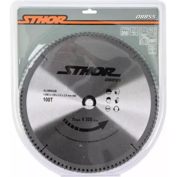 Tarcza do cięcia aluminium i metali nieżelaznych TOYA STHOR 300 mm TCT, 100 zębów, otwór 30 mm