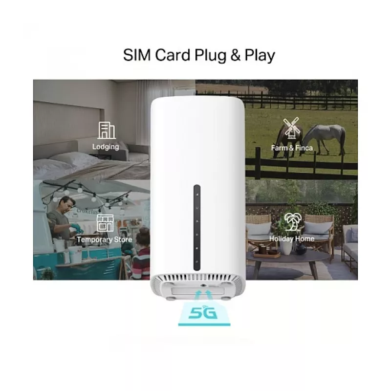 TP-Link Archer NX200 V1 AX1800 Dual-Band Wi-Fi 6 Router z 4 portami Gigabit LAN, USB 2.0, Czarny