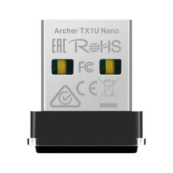 TP-Link Archer TX1U Nano AX300 Wi-Fi 6 USB Adapter z wewnętrznymi antenami, USB 2.0