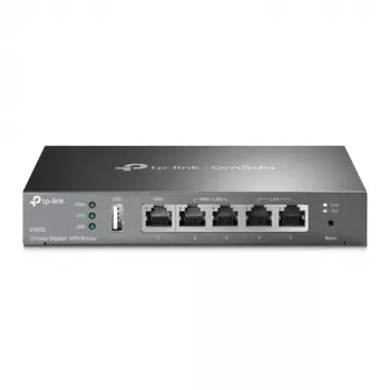 TP-LINK ER605 SafeStream Router - Gigabitowy router VPN z przełącznikiem 4-portowym, 3 porty WAN, montaż na ścianie