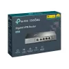 TP-LINK ER605 SafeStream Router - Gigabitowy router VPN z przełącznikiem 4-portowym, 3 porty WAN, montaż na ścianie