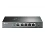 TP-LINK ER605 SafeStream Router - Gigabitowy router VPN z przełącznikiem 4-portowym, 3 porty WAN, montaż na ścianie