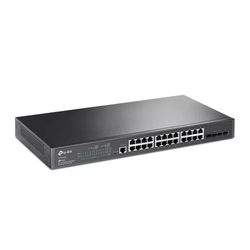 TP-Link JetStream 24-portowy gigabitowy przełącznik zarządzalny L2 z 4 portami SFP