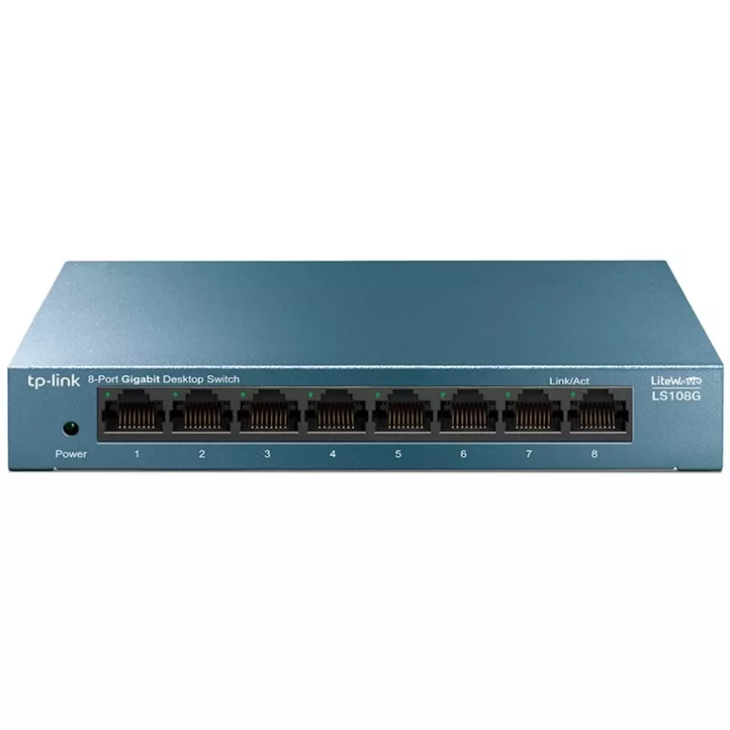 TP-Link LiteWave LS108G - Switch - niezarządzalny - 8 x 10/100/1000 - Desktop - AC 220 V