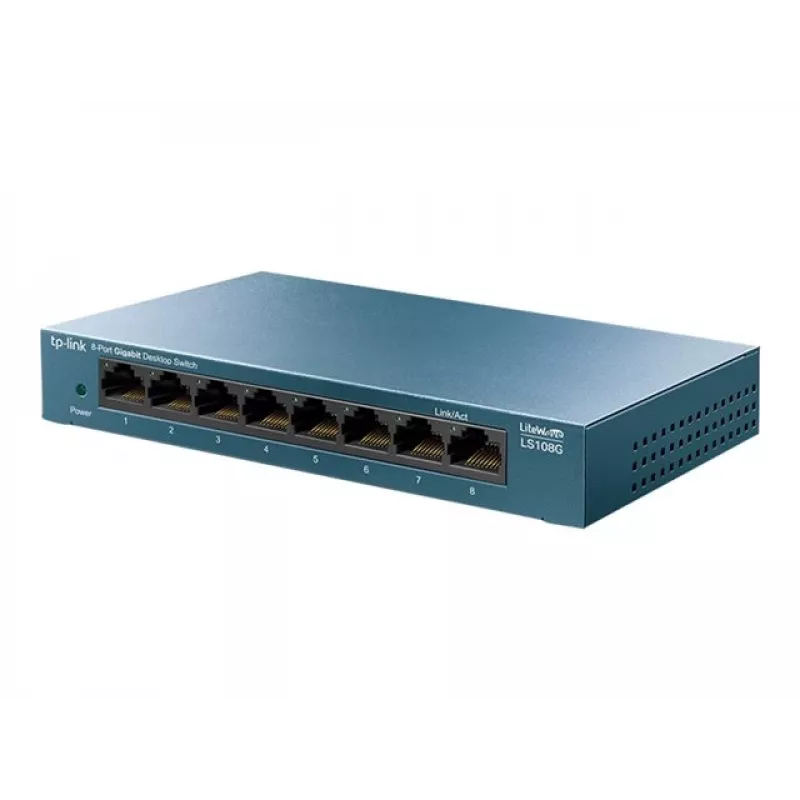 TP-Link LiteWave LS108G - Switch - niezarządzalny - 8 x 10/100/1000 - Desktop - AC 220 V