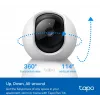 TP-Link Tapo C200C kamera Wi-Fi do monitoringu z obrotem i pochyleniem - 1080p Full HD, zakres poziomy 360°, dwukierunkowe audio, noktowizja do 9m, MicroSD do 256GB, biała