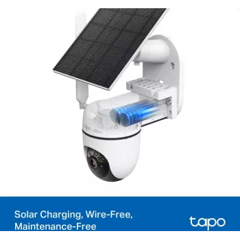 TP-LINK Tapo C615G KIT V1 Solar-Powered Security Camera Kit - Outdoor PTZ Network Surveillance Camera, Dustproof/Weatherproof, Day&Night Colour