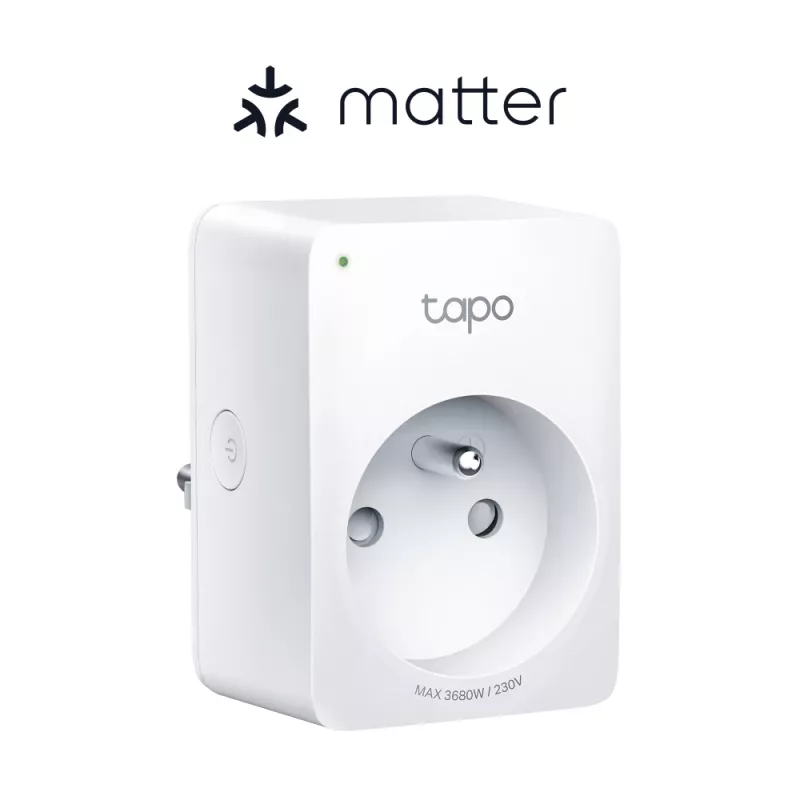 TP-Link Tapo P110M (2-Pack) - Smart Wi-Fi Plug z monitorowaniem energii, 16A, 3680W, Typ F
