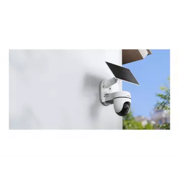 TP-Link Tapo TC90 KIT Zestaw Solarnej Kamery Obrót/Pochylenie, 2K QHD, Zewnętrzna, Bateria i Solar, IP65, Kolorowe Noktowizja, Bezprzewodowa, 1 Kamera