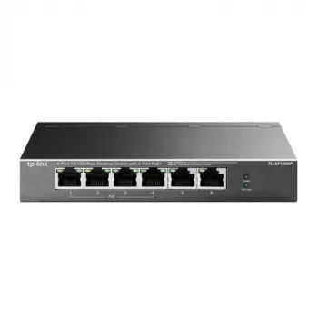 TP-LINK TL-SF1006P 6-Port 10/100 Mbps Desktop Switch z 4 portami PoE+ (67W)