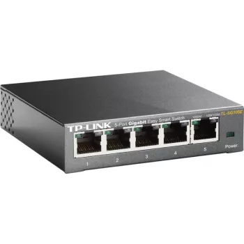 TP-LINK TL-SG105E(UN) Managed L2 Gigabit Ethernet Switch, 5 Ports, 10/100/1000 Mbps