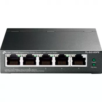 TP-Link TL-SG105PE Easy Smart Gigabit Switch z 4 portami PoE+