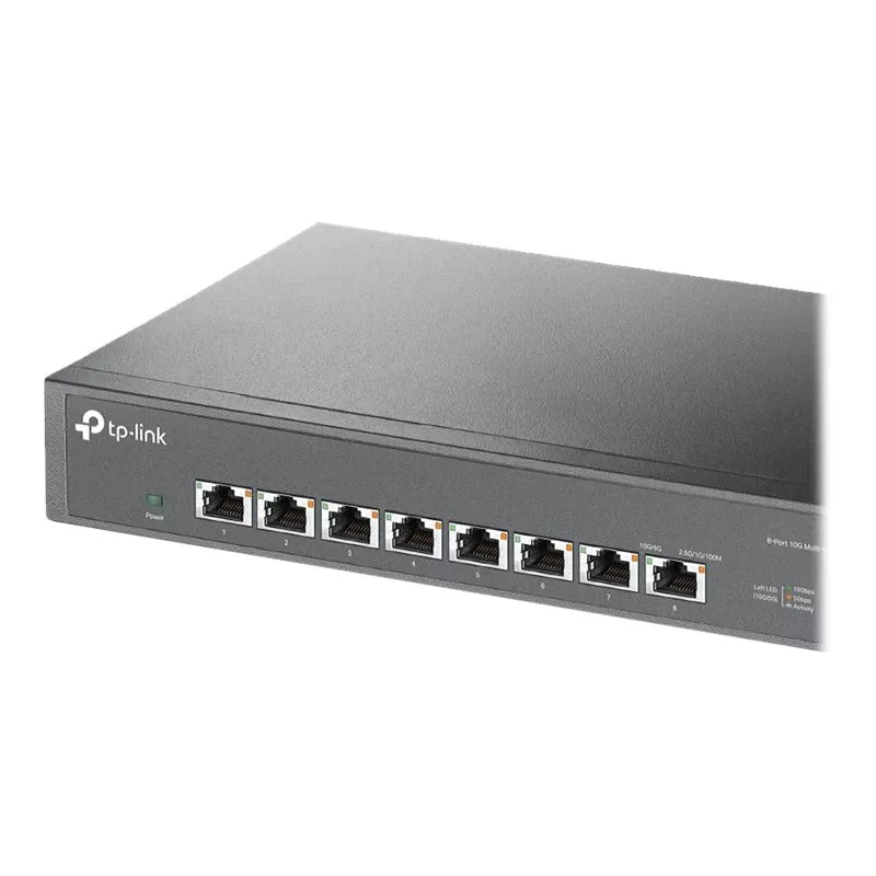 TP-Link TL-SX1008 8-Port 10G Unmanaged Switch, Desktop/Rackmountable