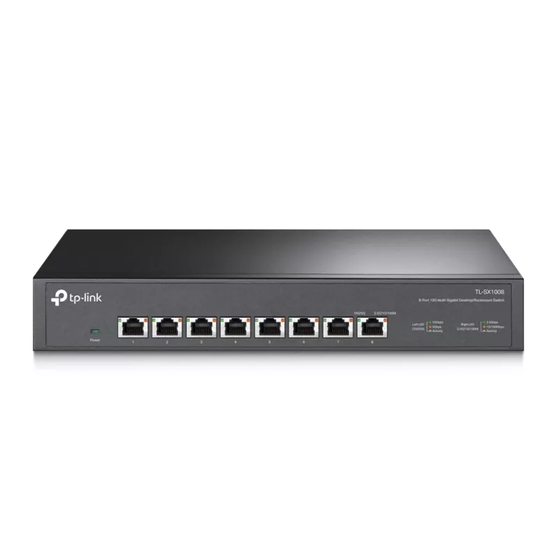 TP-Link TL-SX1008 8-Port 10G Unmanaged Switch, Desktop/Rackmountable