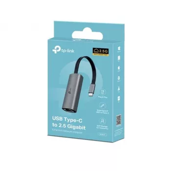 TP-Link UE302C USB-C do Gigabit Ethernet Adapter - 10/100/1000 Mbps, USB 3.0, Czarny