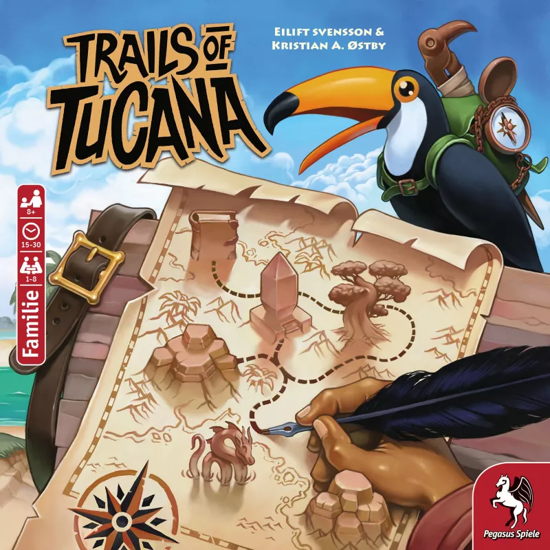 Trails of Tucana - Gra planszowa Flip & Write