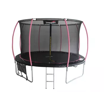Trampolina LEAN Sport Max 12ft Black-Pink