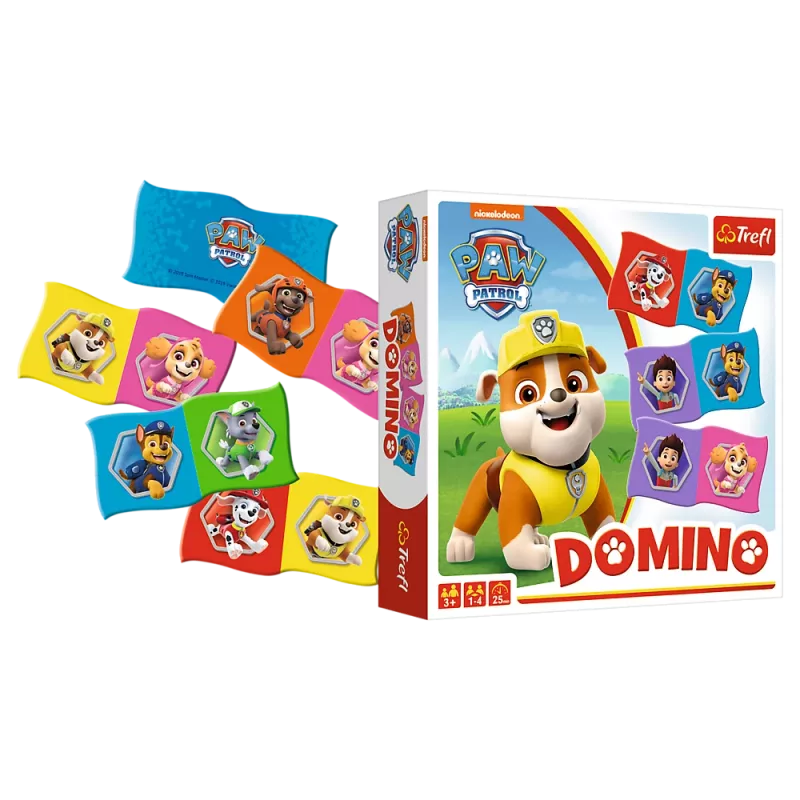 TREFL GRY Domino Paw Patrol – Gra edukacyjna dla dzieci