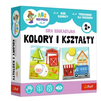TREFL GRY Gra edukacyjna Kolory i kształty ABC dla maluchów Treflik Family Trefl 02904