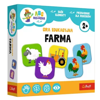 TREFL GRY Gra edukacyjna Farm ABC dla maluchów Treflik Family Trefl 02909