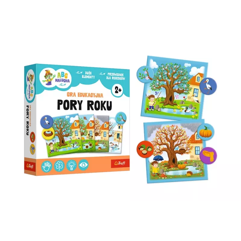 TREFL GRY Gra edukacyjna Pory roku ABC dla maluchów Rodzina Treflików Trefl 02906