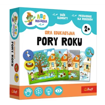 TREFL GRY Gra edukacyjna Pory roku ABC dla maluchów Rodzina Treflików Trefl 02906