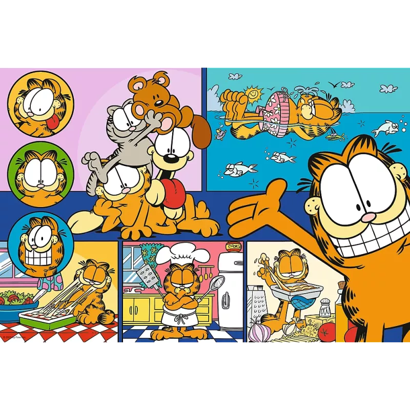 TREFL Puzzle 100 - Lazy Garfield