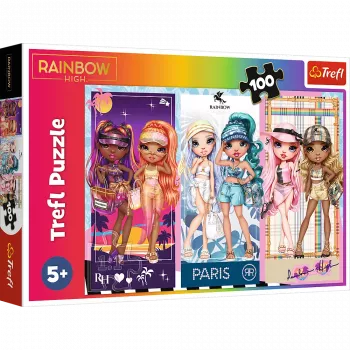 TREFL Puzzle 100 - Rainbow Dolls - MGA Rainbow High Trefl 16444