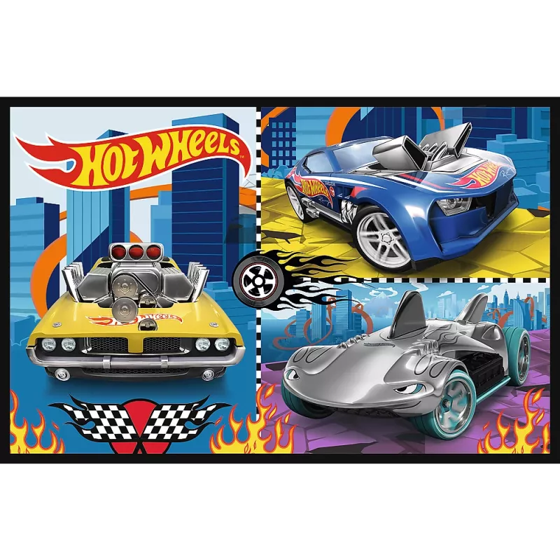 Trefl Puzzle - 2x70 - Cars - Hot Wheels