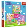 TREFL PUZZLE 3-in-1 Puzzle - Peppa and Friends - Peppa Pig Trefl 34873