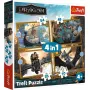 TREFL PUZZLE 4-in-1 Game - Dragon Days - Trefl 34678