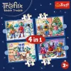 TREFL PUZZLE 4-in-1 Puzzle – It's Snowing at the Trefliks' – Trefl 34657