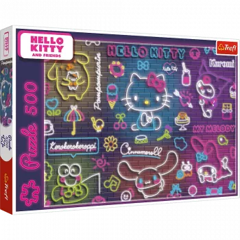 TREFL Puzzle 500 - Neon Hello Kitty Trefl 37523