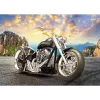 TREFL Puzzle 500 elementów Czarny Motocykl