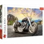 TREFL Puzzle 500 elementów Czarny Motocykl