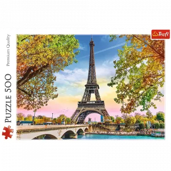 TREFL Puzzle 500 el. Romantyczny Paryż Trefl 37330