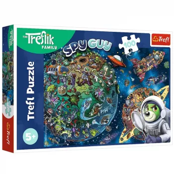 TREFL PUZZLE Puzzle - 100 - Trefliki w Kosmosie Trefl 16496