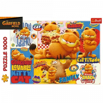 TREFL PUZZLE Puzzle - 1000 - Garfield's Adventures - Garfield Trefl 10935