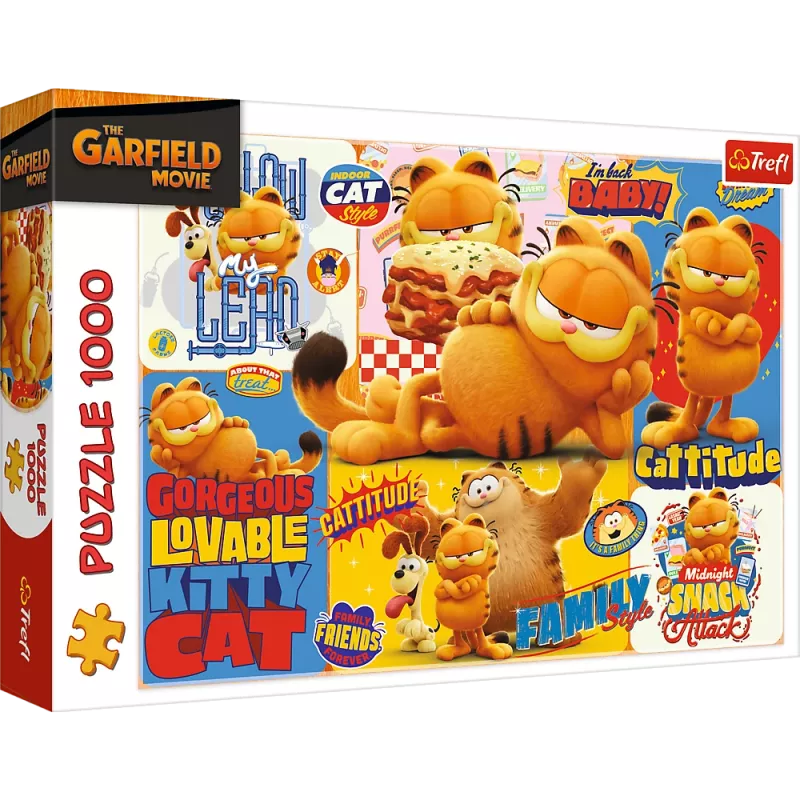 TREFL PUZZLE Puzzle - 1000 - Garfield's Adventures - Garfield Trefl 10935